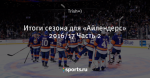 Итоги сезона для «Айлендерс» 2016/17 Часть 2