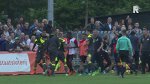 Jeugdspelers Feyenoord en PSV stevig met elkaar op de vuist