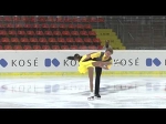 2015 ISU Jr. Grand Prix - Linz Pairs Short Program Amina ATAKHANOVA / Ilia SPIRIDONOV RUS