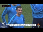 La felicidad de Cristiano Ronaldo antes de enfrentar al Manchester City • 2016
