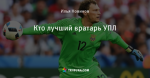 Кто лучший вратарь УПЛ