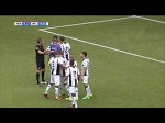 Heracles striker Paul Gladon misses two separate penalties in a minute v Willem II