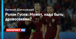 Ролан Гусев: Может, надо быть дровосеками?