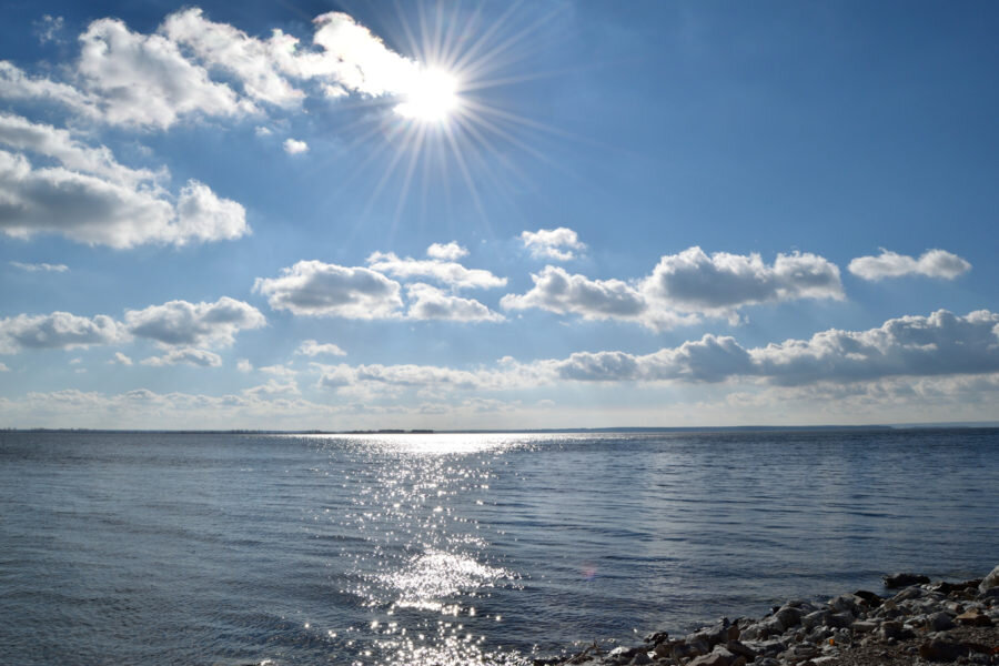 Самое большое водохранилище на волге