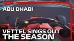 Sebastian Vettel's Surprise Final Ferrari Radio Message | 2020 Abu Dhabi Grand Prix