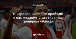 11 игроков, которые пробудят в вас желание стать главным тренером «Аякса»