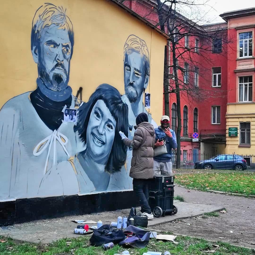 Шевчук граффити Литейный
