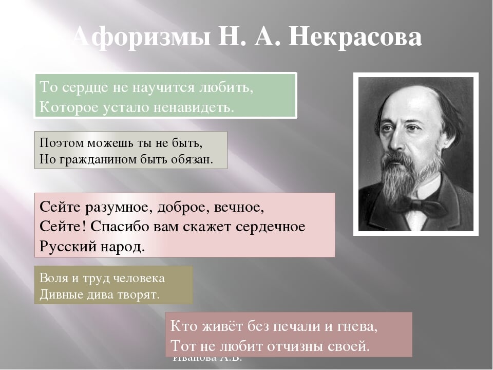 Изображение судеб народных в поэзии н а некрасова на примере 3 4 стихотворений