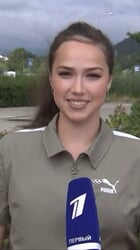 Alina Zagitova (Fan-page) 🌴⛸ on Instagram: “Наша гордость и красавица Алина Загитова дала интервью Первому каналу и поделилась своими впечатлениями об открытии Олимпиады, рассказала…”