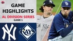 New York Yankees vs. Tampa Bay Rays Game 1 Highlights | ALDS (2020)