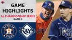 Houston Astros vs. Tampa Bay Rays Game 1 Highlights | ALCS (2020)