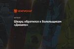 Шварц обратился к болельщикам «Динамо»
