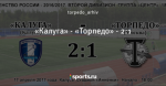 «Калуга» - «Торпедо» - 2:1