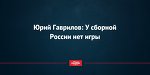 Юрий Гаврилов: У сборной России нет игры