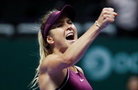 WTA Finals, Каролина Плишкова, фото, видео, Элина Свитолина