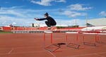 Ivana Španović on Instagram: “💃💃💃💃 Oh my dear fear of heights I missed you so much 😁🤪 .
.
Back at it... .
. #safetyequipment #emptystadium #trackandfeild”