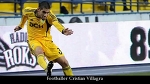 Football player scores with a 70 Yard Goal