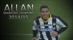 ►Allan◄ Goals Assists Skills Dribbling Passes ● Udinese ● 2014/15 ● HD