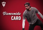 José Antonio Caro se pone la camiseta del Alba - Albacete Balompie